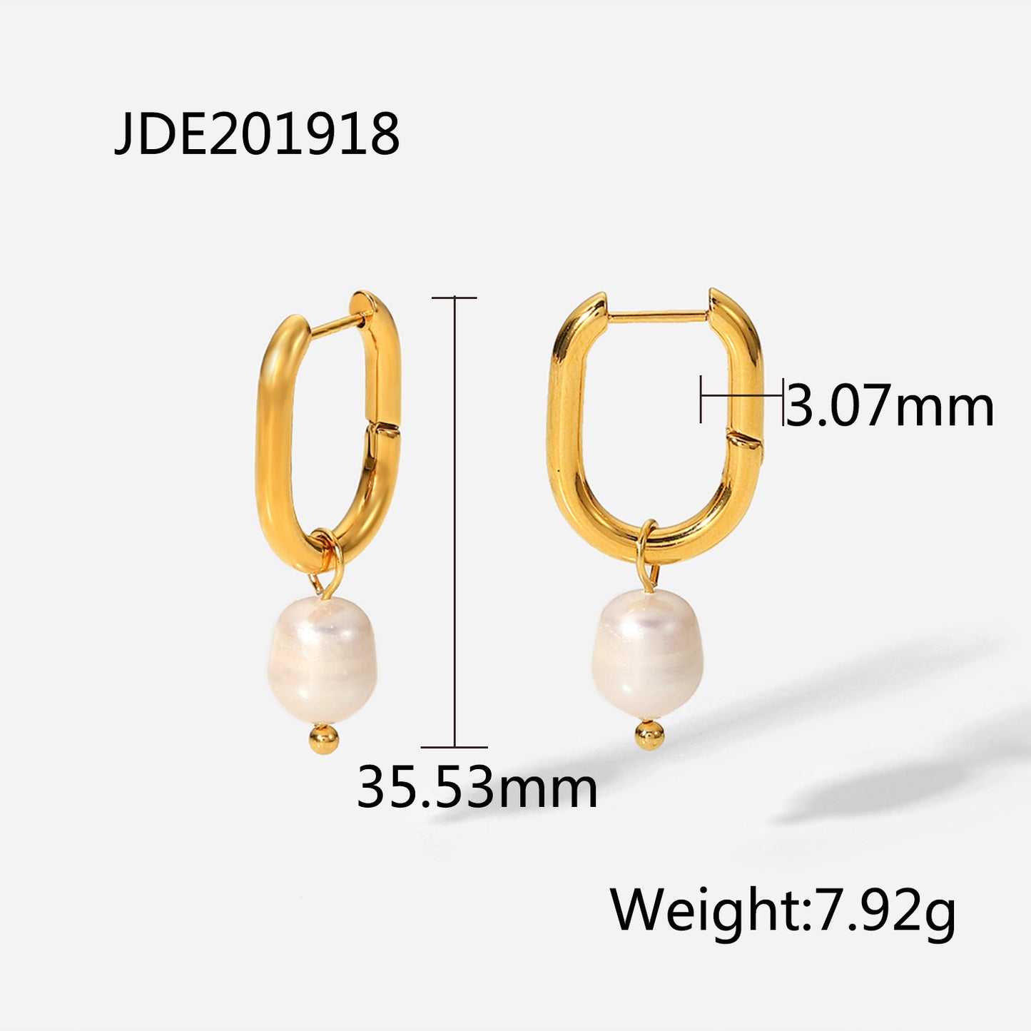 18K Gold Plated Stainless Steel Textured Heart Earrings - Unique Design Jewelry