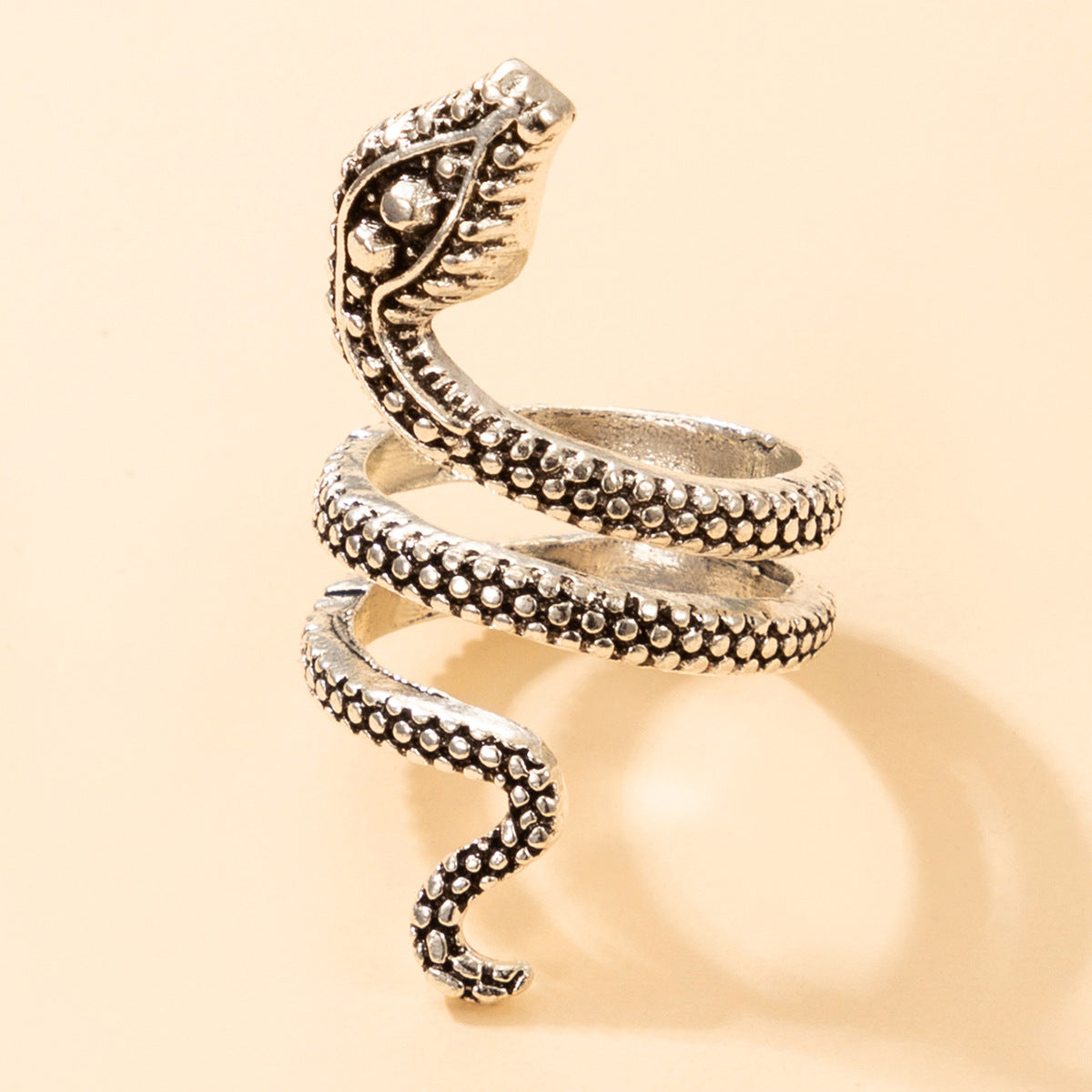 Gothic Snake Ring - Exaggerated Punk Animal Ring for Men and Women