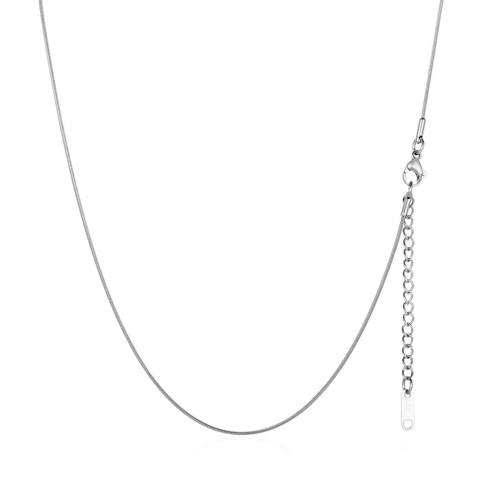 18K plated Figaro necklace, a fashionable and versatile titanium steel chain jewelry