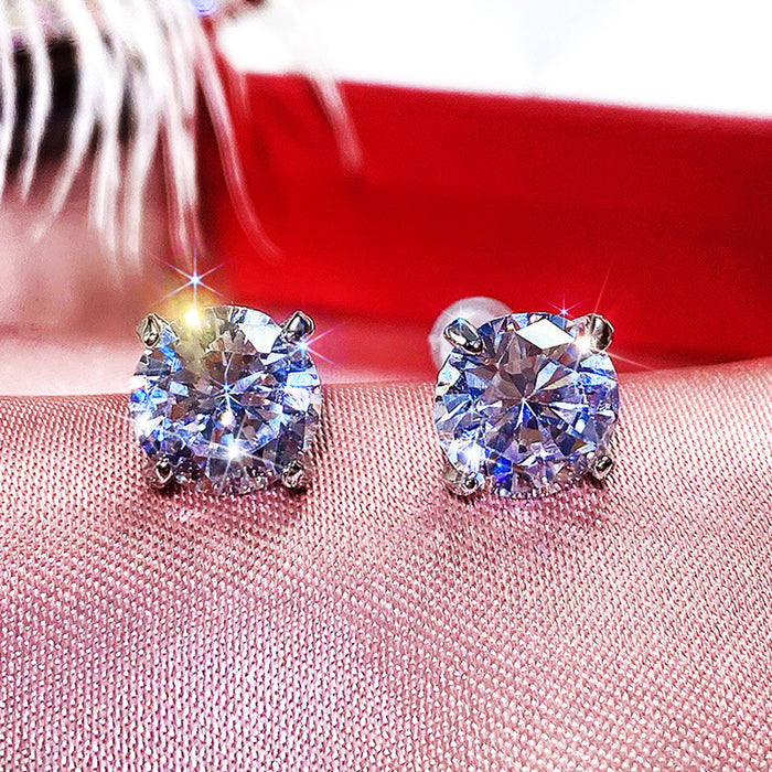 Colorful flower-shaped earrings for women, creative and generous earrings