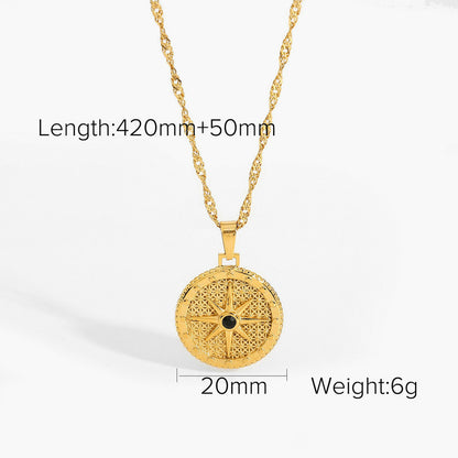 Fashionable Titanium Steel Clavicle Chain Necklace - 18K Gold-Plated Non-Fading Design for Women