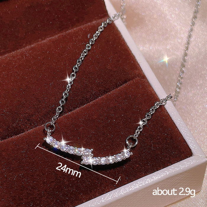 Light luxury geometric pendant women's clavicle necklace