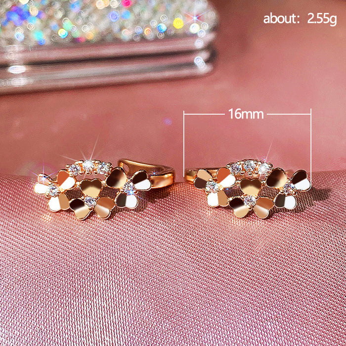 Flower earrings for women