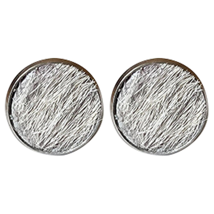 Factory Wholesale Stainless Steel Leather and Cowhide Earrings with Minimalist Bohemian Embossed Design