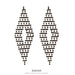 Exaggerated Vintage Tassel Earrings - Full Rhinestone Dangles for a Bold and Stylish Look - wallojewerly 
