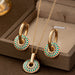 Wholesale painted daisy pattern necklace and earring sets - wallojewerly 