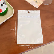 Macaron color thickened self-sealing plastic jewelry bags - wallojewerly 