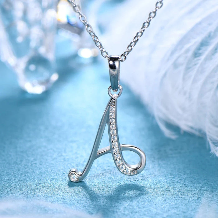 Letter Pendant Necklace
