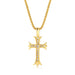 Hip Hop Diamond Cross Men's Necklace - wallojewerly 