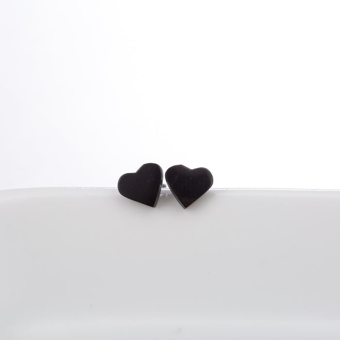 Love heart earrings, retro geometric simple cute sweet daily simple ins style earrings hip-hop earrings