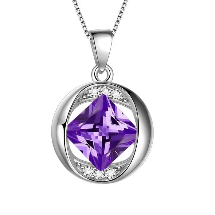Hollow diamond design versatile commuter necklace for women - wallojewerly 