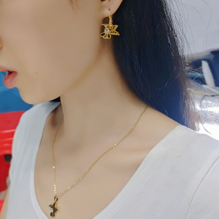 Pendientes y clips de acero inoxidable y acero de titanio de 10 mm al por mayor