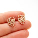 Bohemian Tree Leaf Stainless Steel Stud Earrings - Nature-Inspired Jewelry for a Vintage Look - wallojewerly 