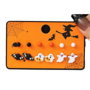 Wholesale Halloween Cartoon Stud Earrings Set - Spooky Pumpkin, Ghost & Bat Alloy Earring Multipack for Women - wallojewerly 
