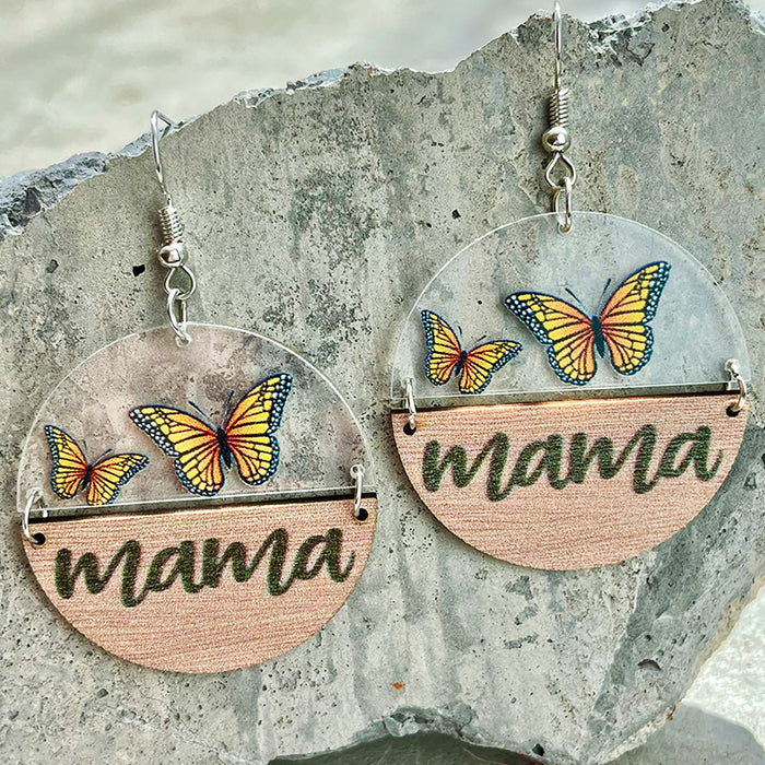 Mother's Day Mom Acrylic Earrings