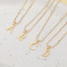 Gold alloy 26 English letter necklace - wallojewerly 