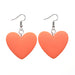 Colorful love earrings - wallojewerly 