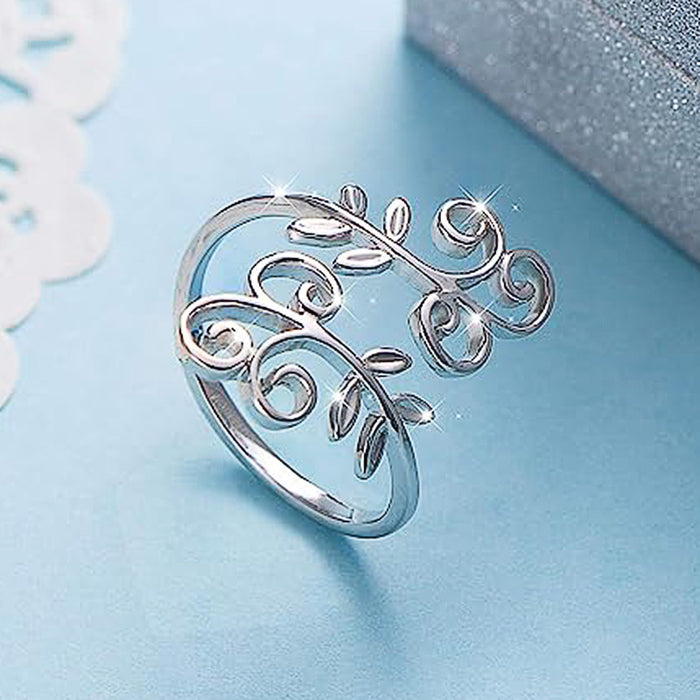 Anillo de flores para uso diario de mujer.