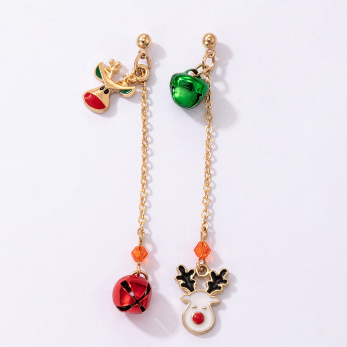 Christmas colorful pearl earrings irregular multi-color earrings