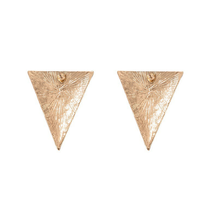 Exaggerated earrings white oil drip triangle earrings geometric polka dot earrings