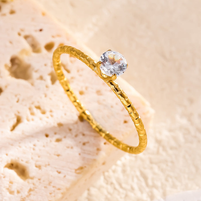 Wholesale 18K gold small star diamond ring