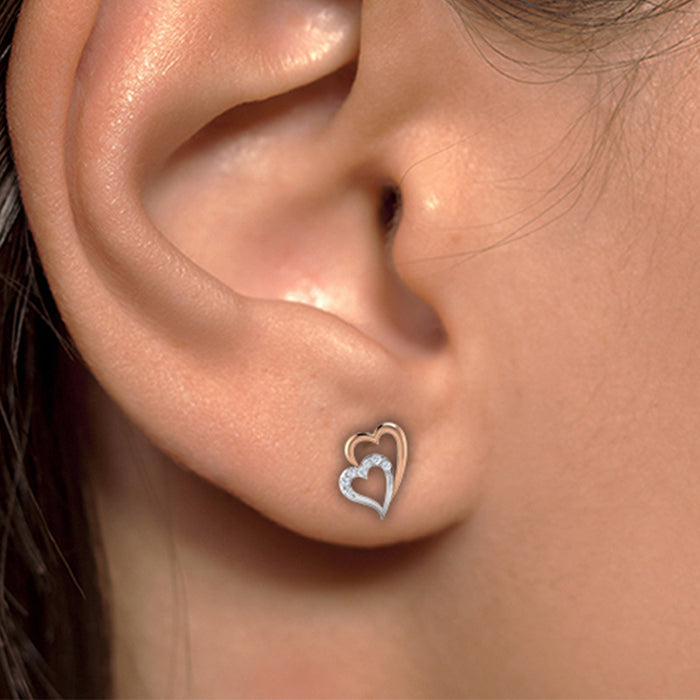 Heart shaped earrings lover gift earrings