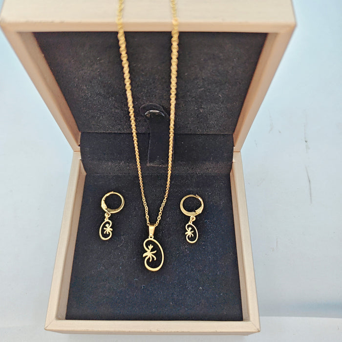 Aretes plateados en forma de estrella de acero inoxidable y acero de titanio al por mayor