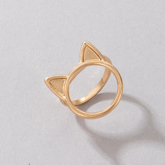 Cat ears rabbit ears irregular ring