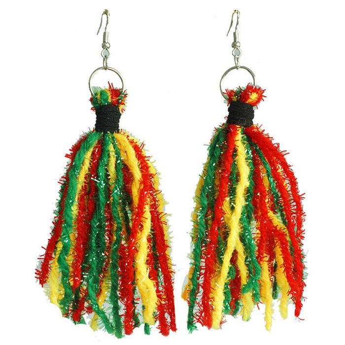 Pendientes africanos con estilo festivo de Juneteenth