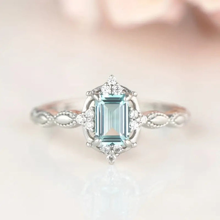 Crown small princess ring beautiful and elegant ring