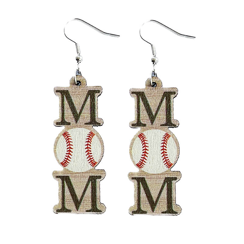 Wooden Ball Earrings - wallojewerly 