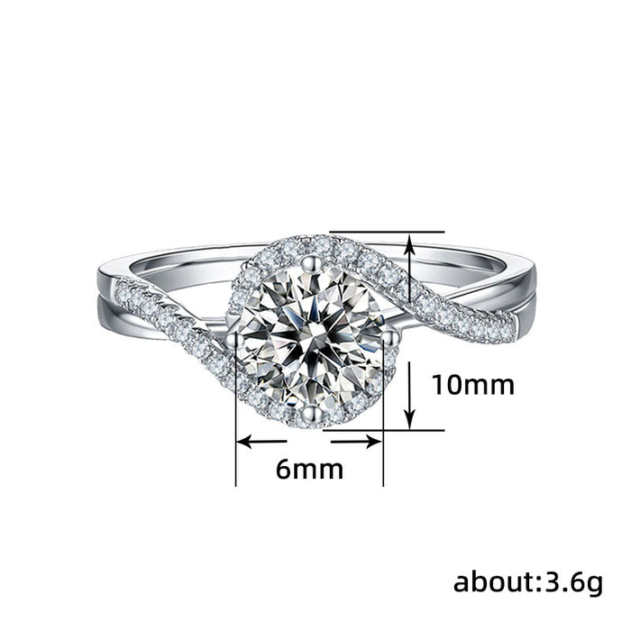 Anillo de amor para el día de San Valentín, propuesta de matrimonio, anillo de compromiso para mujer