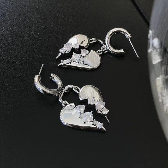 X-shaped earrings for women ins style fashion earrings