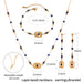 Wholesale natural lapis lazuli long tassel bracelet, earrings and necklace sets - wallojewerly 