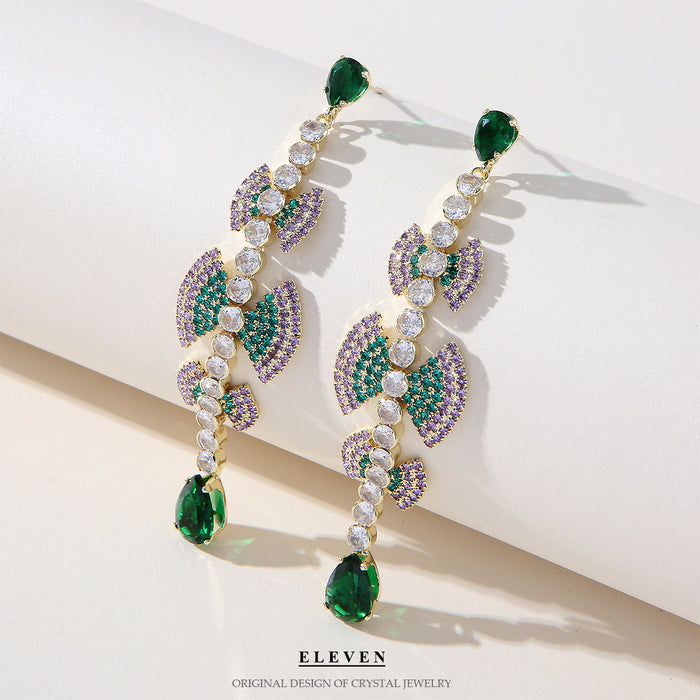 Luxurious Vintage Bowknot Earrings - Long Tassel Jewelry for a Stylish Look