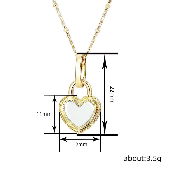 Heart Drop Vintage Necklace