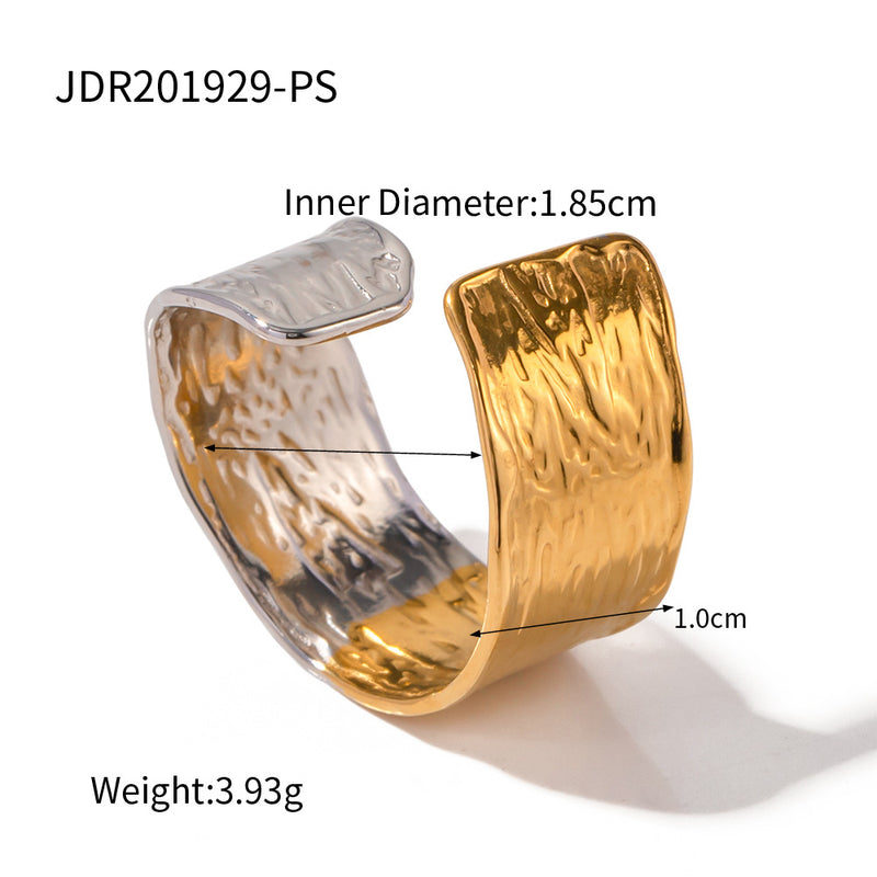 stainless steel flower ring