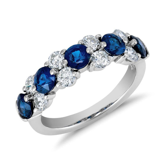 Lava Klein Blue Ring Light Luxury Design Couple Retro Ring
