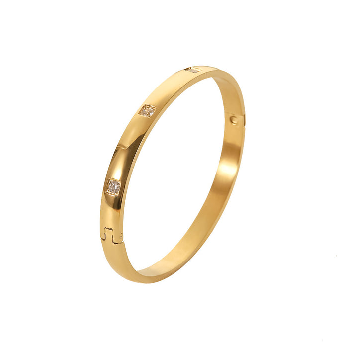 18K Gold Plated Stainless Steel Mixed Gold and Silver Ring - Trendy Minimalist Jewelry