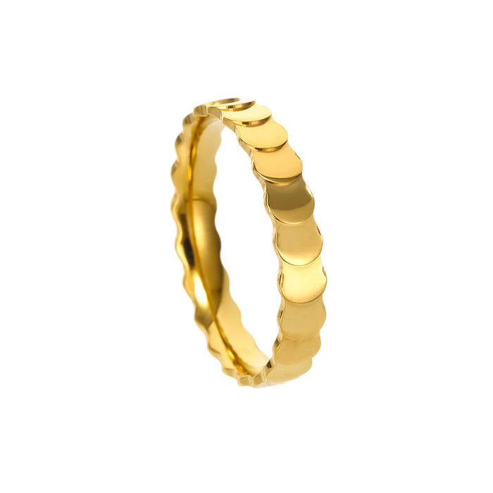 Wholesale non-fading stainless steel and titanium steel rings