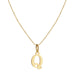 Gold alloy 26 English letter necklace - wallojewerly 