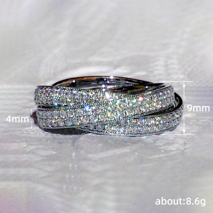 Crown simulation ring elegant evening ring jewelry