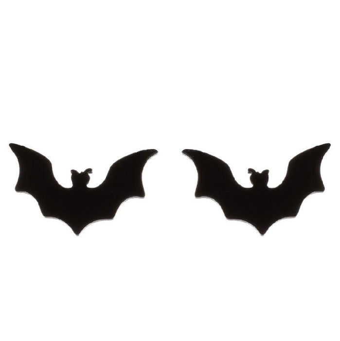 Cat bat earrings, Amazon new stainless steel simple dolphin temperament ear bone studs wholesale