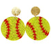 Fluorescent Acrylic Ball Collection Earrings