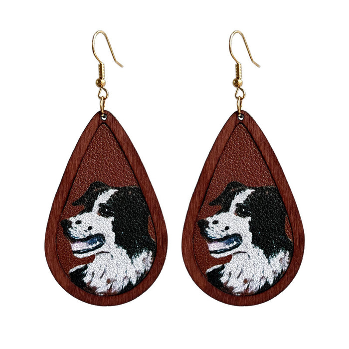 Wooden Attack Earrings