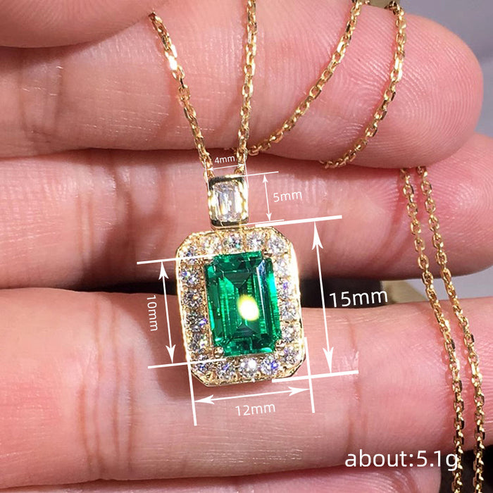 Rectangular Geometric Palace Style Necklace