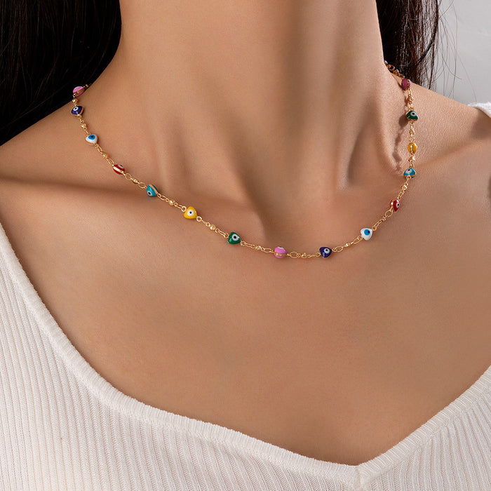 Moon & Star Multi-Layer Necklace Set - Geometric Triple-Layer Chain