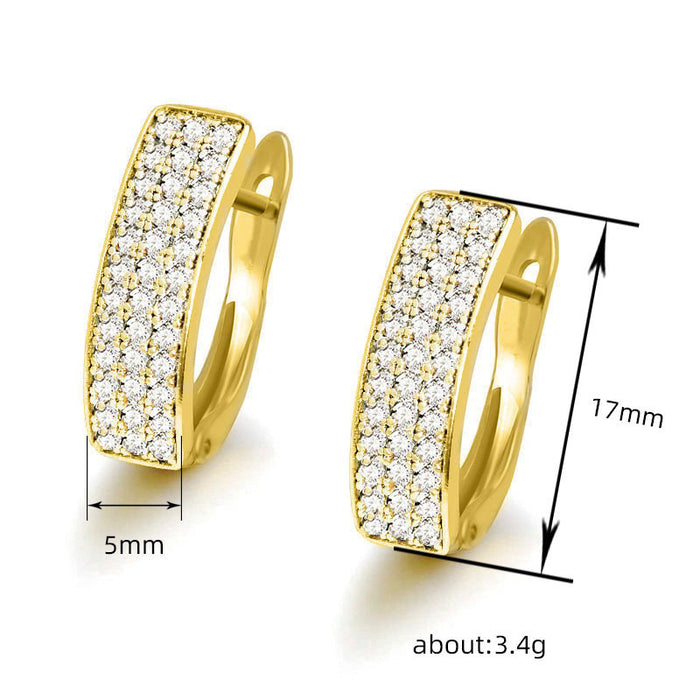 High-end heart-shaped earrings, cool and light luxury earrings
