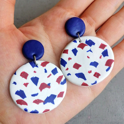 Unique Handmade Clay Earrings - Trendy and Stylish for Students