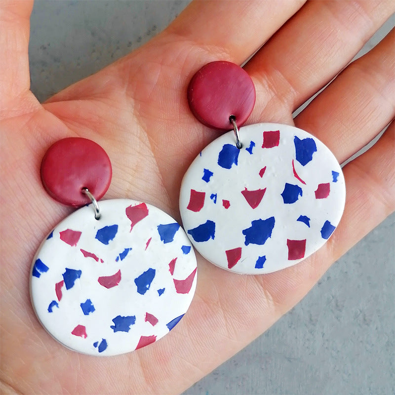 Unique Handmade Clay Earrings - Trendy and Stylish for Students